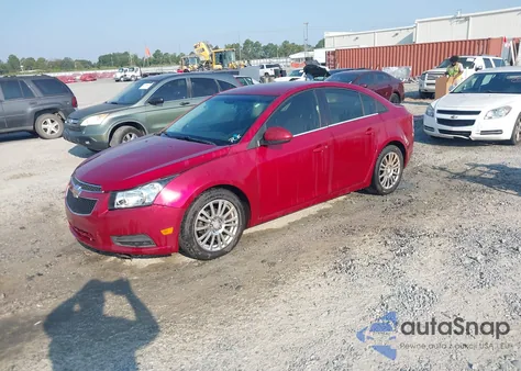 2013 Chevrolet Cruze Eco Auto из США, поврежденный, VIN 1G1PH5SB7D7154276